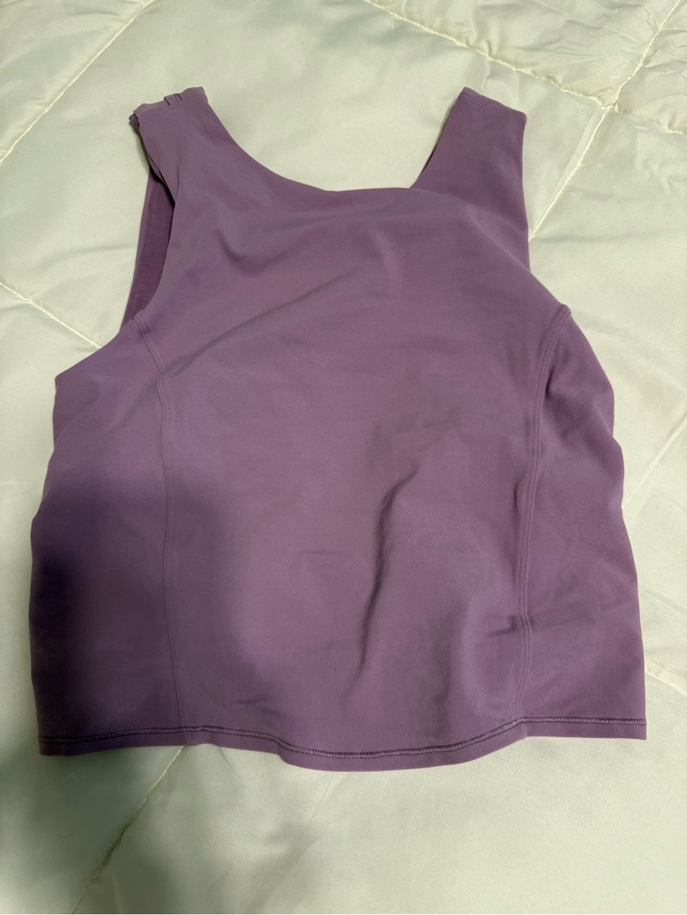 Lululemon Nulu Twist-Back Yoga Tank Top *Light Support, C/D Cups Wisteria Purple